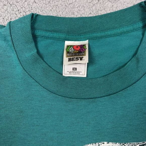 Vintage Arizona Howling Wolves And Eagle Green T Shirt‎ Size XL - Picture 5 of 8